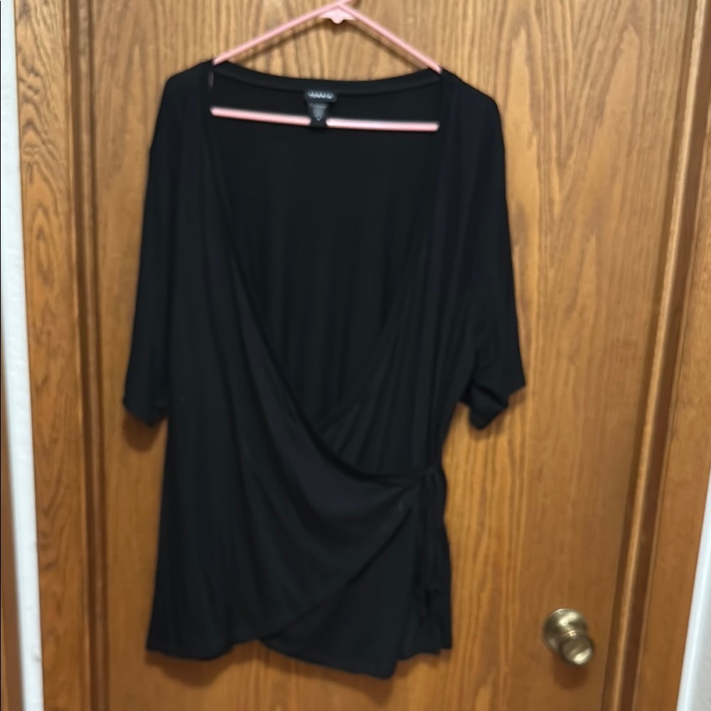 Black Wrap Top